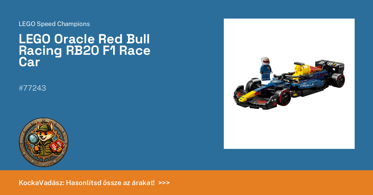 LEGO 77243 Oracle Red Bull Racing RB20 F1 Race Car árak - Speed Champions