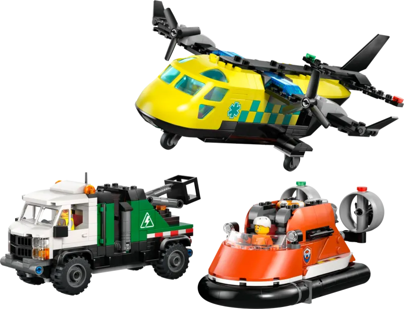 Airplane, Service Truck & Hovercraft Remix