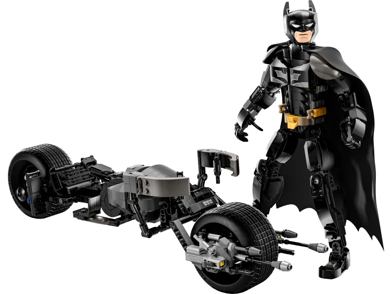 Batman Construction Figure and the Bat-Pod Bike