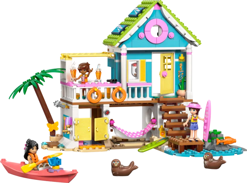 Beach House with Seals