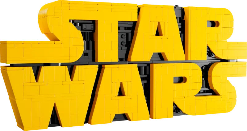 Brick-Built Star Wars Logo