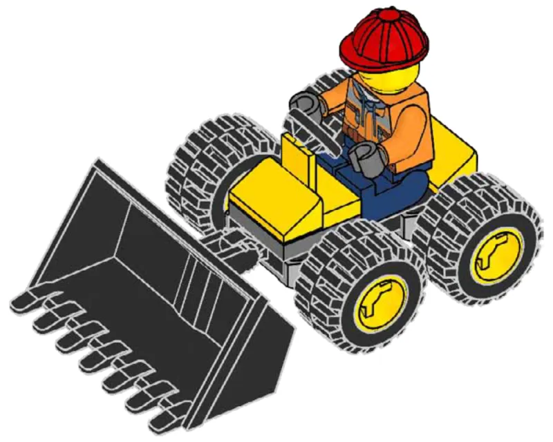 Builder with Epic Digger