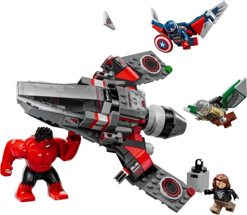 Captain America vs. Red Hulk Battle