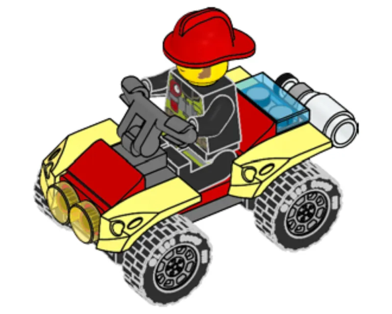 Clemmons With Fire Quad