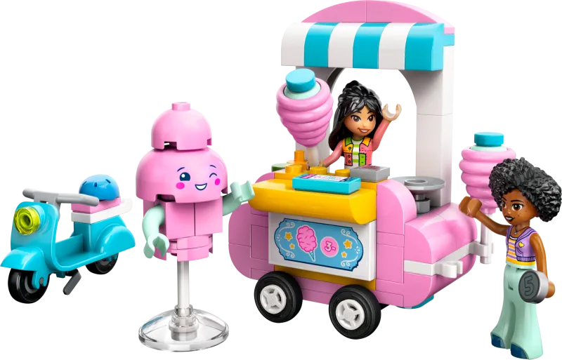 Cotton Candy Stand and Scooter