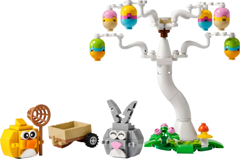 Easter Bunny and Chick Egg Hunt