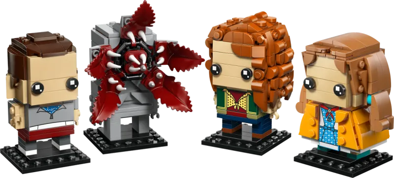 Eleven, Max, Demogorgon and Holly Figures