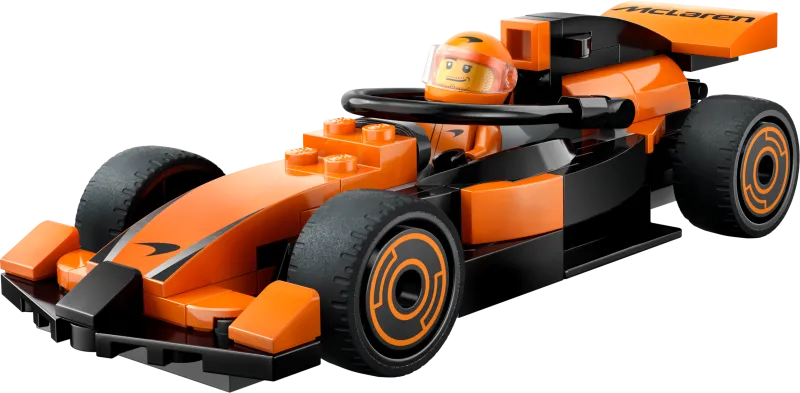 F1 Driver with McLaren Race Car