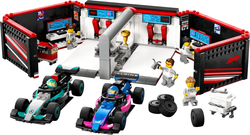 F1 Garage & Mercedes-AMG & Alpine Cars
