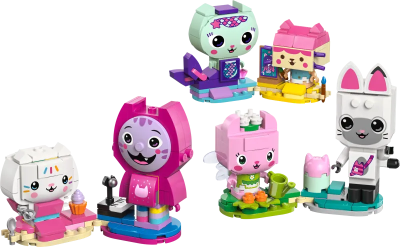 Gabby's Brick-Built Cat Friends