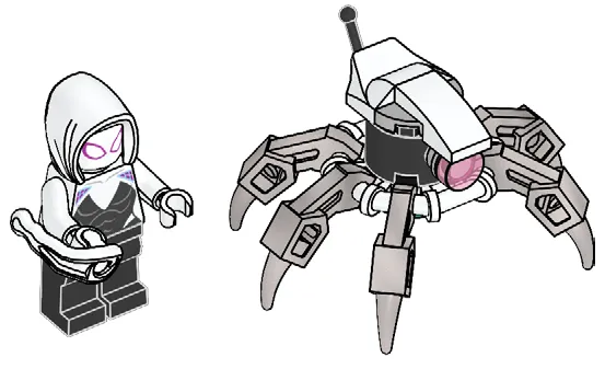 Ghost-Spider and Spider Robot