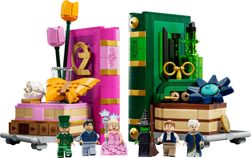 Glinda & Elphaba Bookends