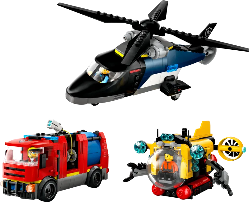 Helicopter, Fire Truck & Submarine Remix