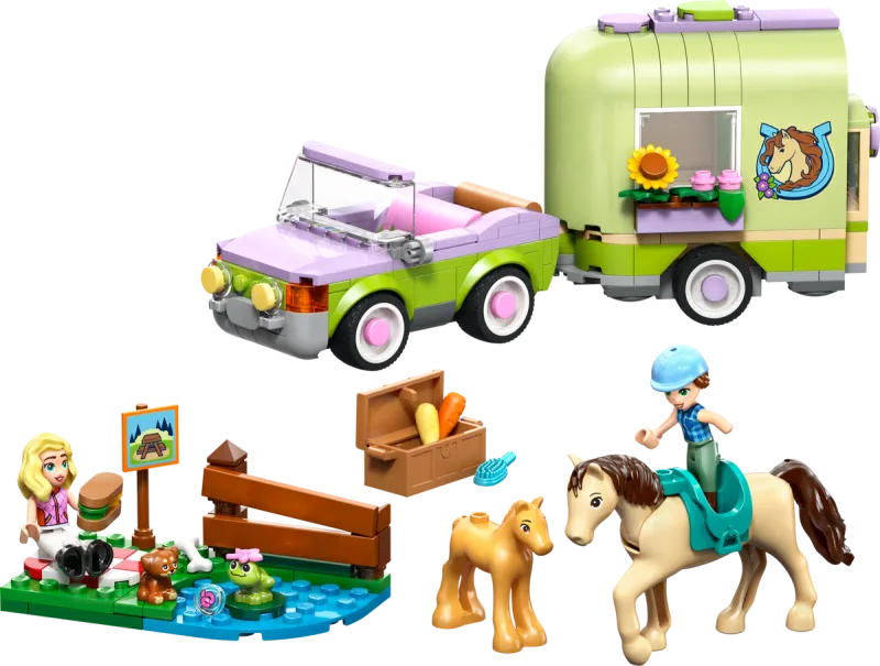 Horse & Baby Foal Trailer