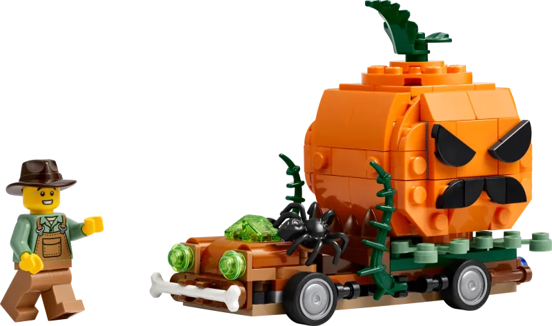 Jack-o'-Lantern Pickup Truck