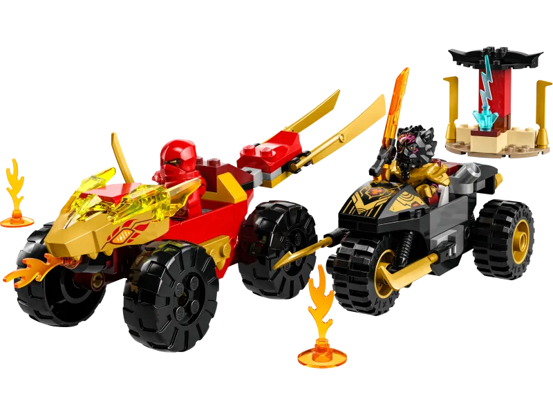 Kai and Ras's Car and Bike Battle