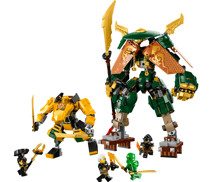 Lloyd and Arin's Ninja Team Mechs