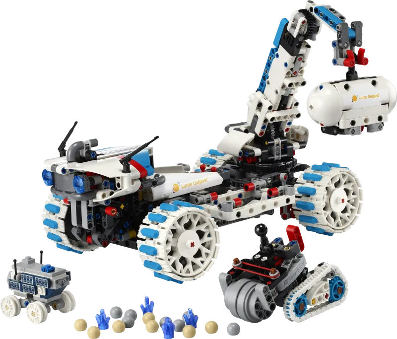 Lunar Outpost Moon Rover Space Vehicle