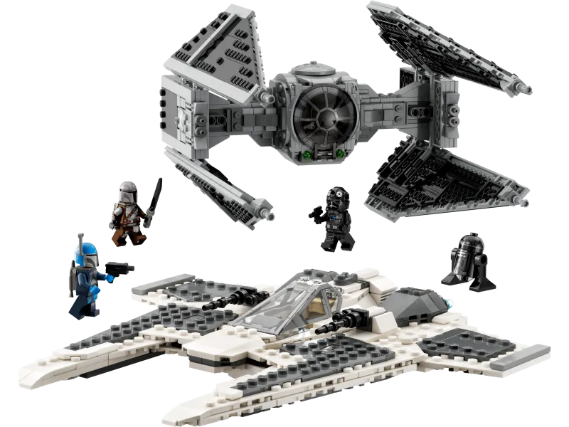 Mandalorian Fang Fighter vs. TIE Interceptor