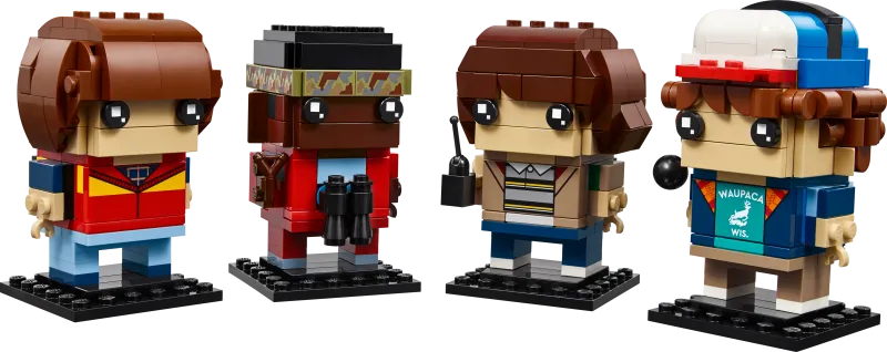 Mike, Dustin, Lucas and Will Figures