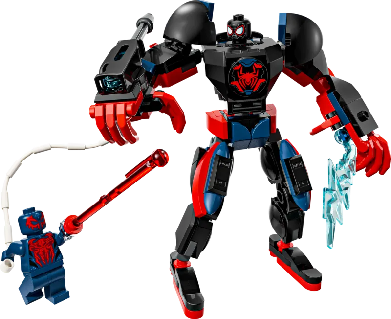 Miles Morales Mech vs. Spider-Man 2099