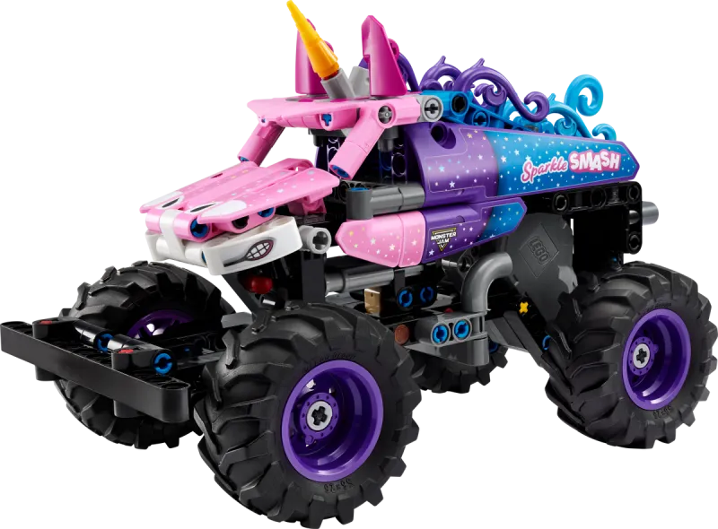Monster Jam  Sparkle Smash Pull-Back