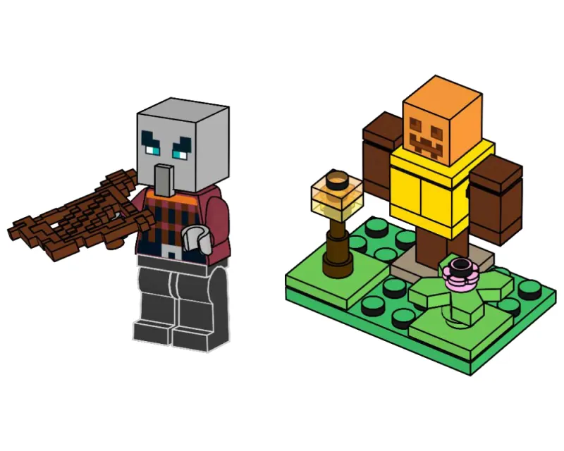 Pillager with Training Dummy