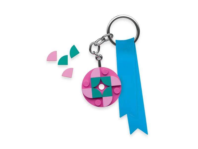 Round 4x4 Key Chain
