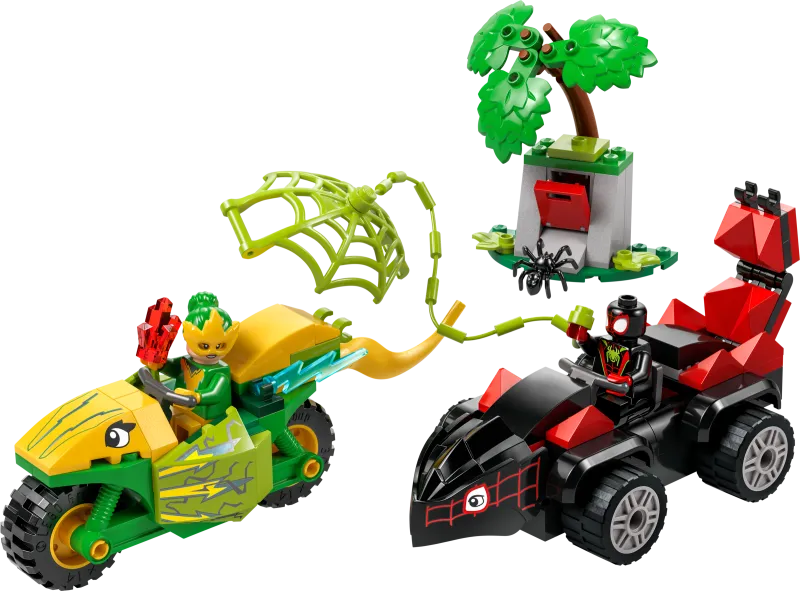 Spin and Electro Dinosaur Vehicle Chase