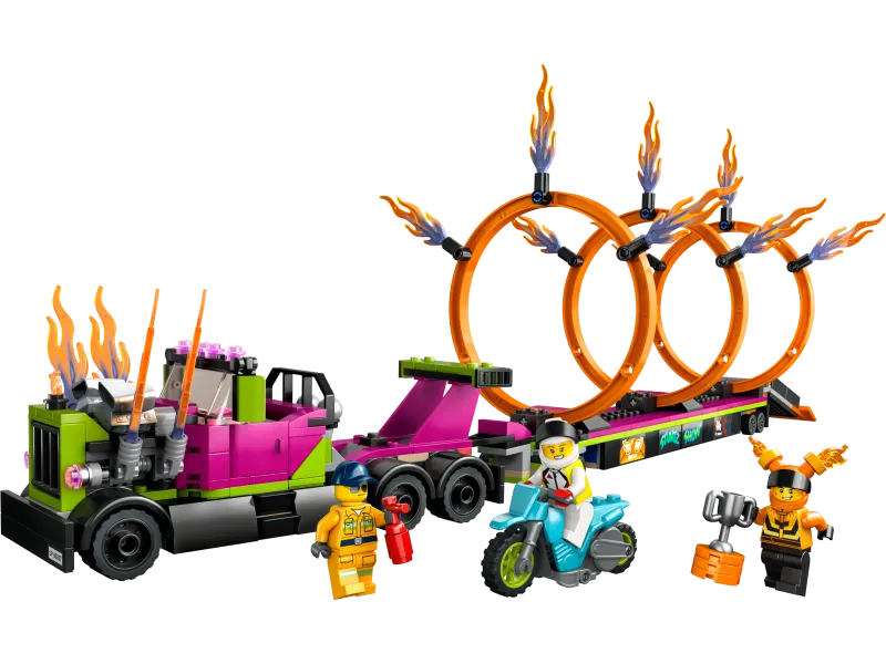 Stunt Truck & Ring of Fire Challenge