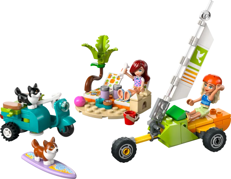 Surfing Dogs and Scooter Adventure