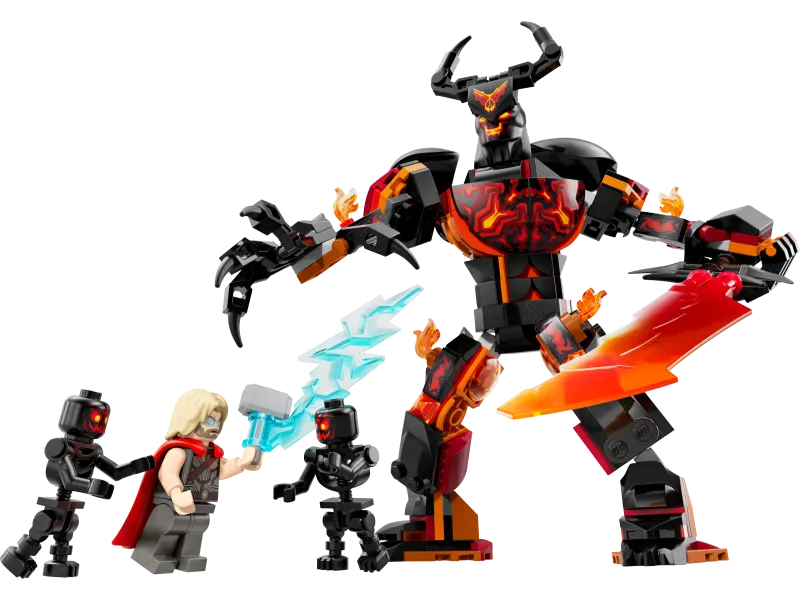 Thor vs. Surtur Construction Figure