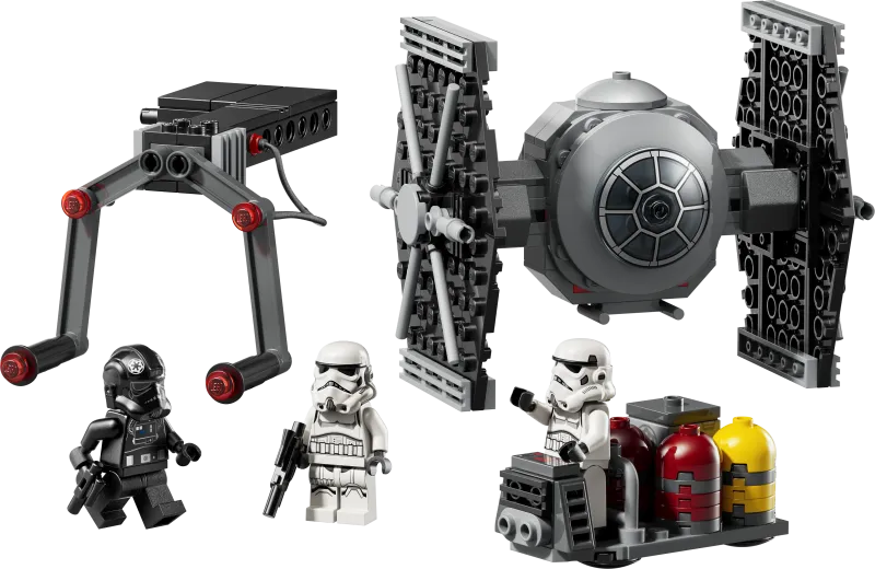 TIE Fighter with Imperial Hangar Rack