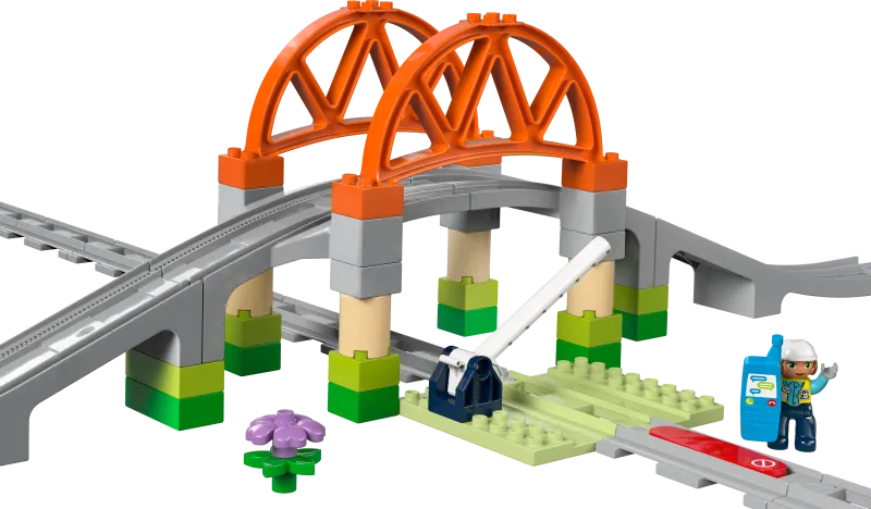 Train Bridge and Tracks Expansion Set