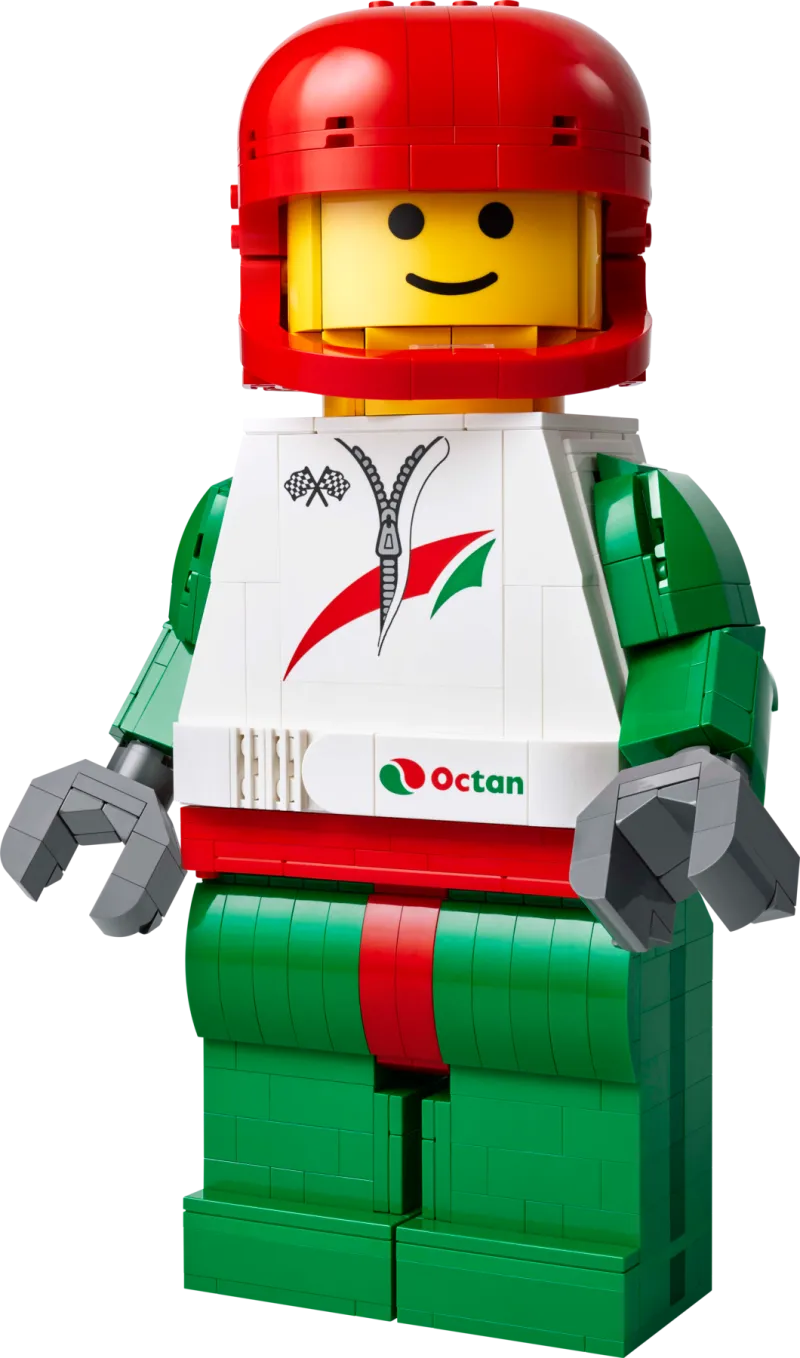 Up-Scaled Racing Driver Minifigure